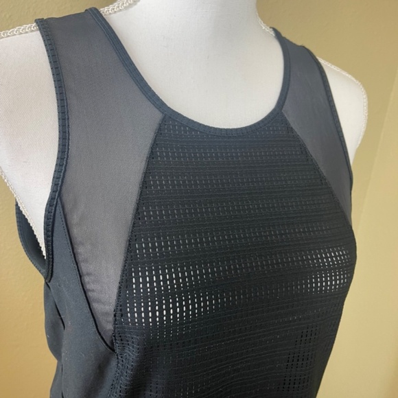 Under Armour black, mesh , open back, tank top size medium - Picture 3 of 6
